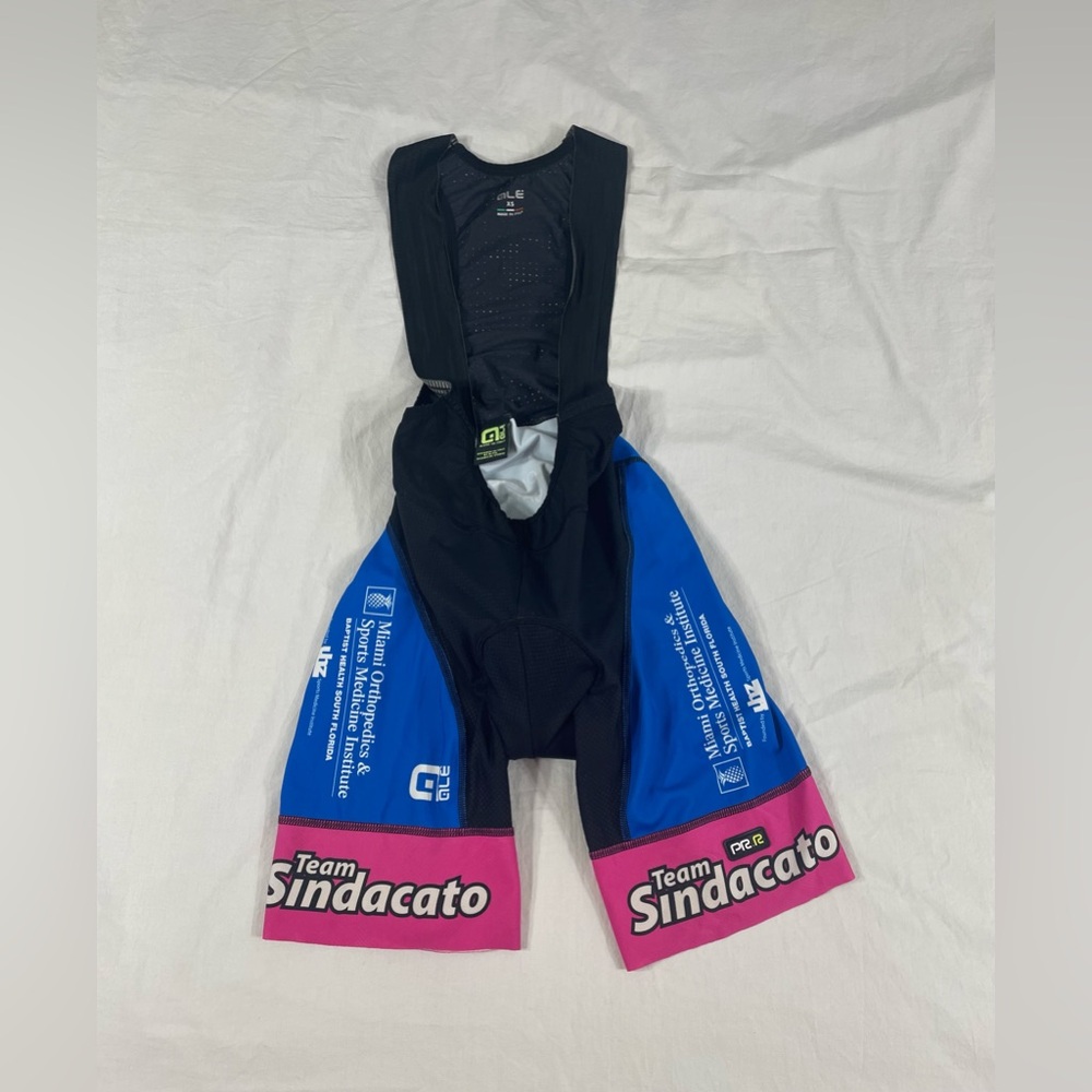 Ale Women Miami Multicolor PRR Cycling Bib Shorts Size XS